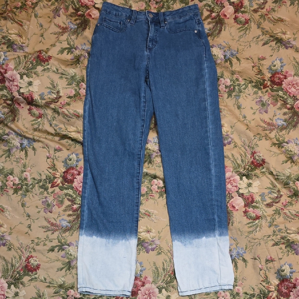 Style & Co. Blue Ombre Straight-Leg Jeans